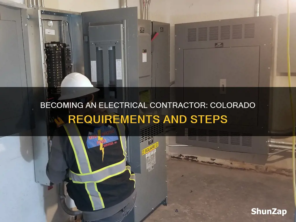 how to become an electrical contractor company in colorado