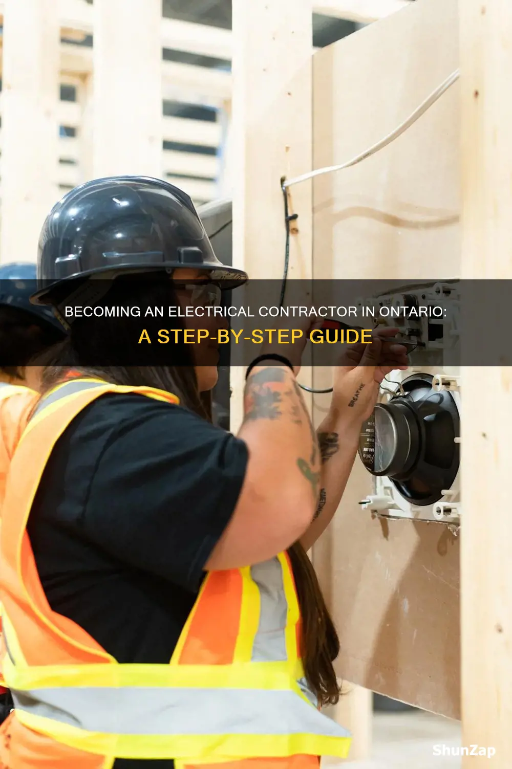 how to become electrical contractor in ontario