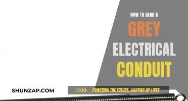 The Art of Bending Grey Electrical Conduit