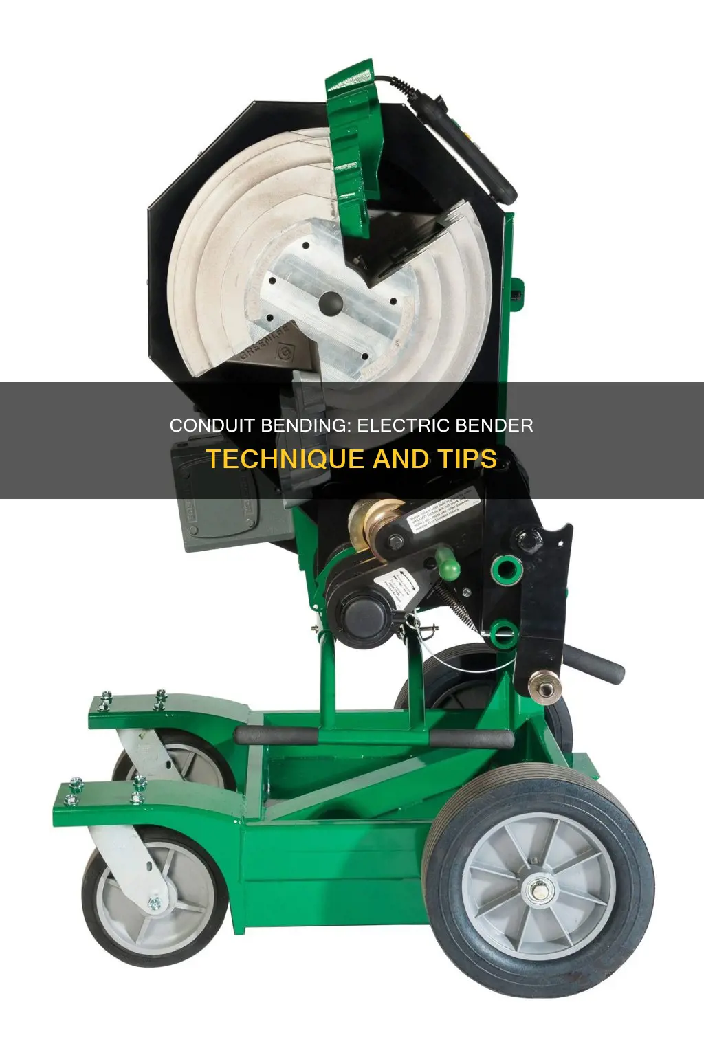 how to bend conduit with electric bender