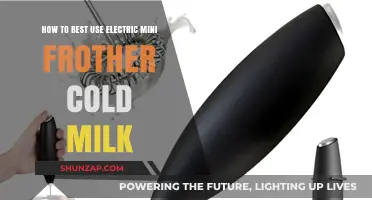 Frothing Cold Milk: A Guide to Using Electric Mini Frothers