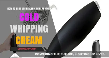 Effortless Whipping: Mastering Cold Cream with Electric Mini Frothers