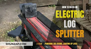 Electric Log Splitter Maintenance: Bleeding Guide