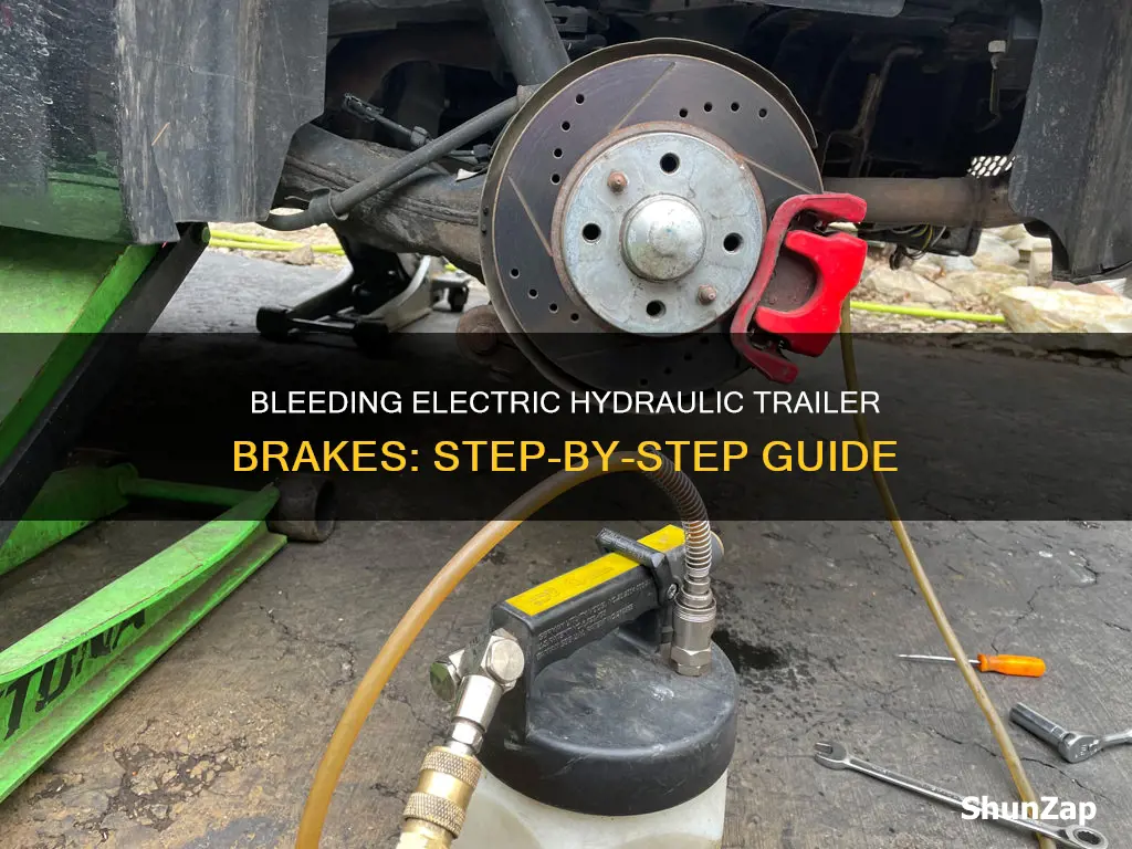 how to bleed electric hydraulic trailer brakes