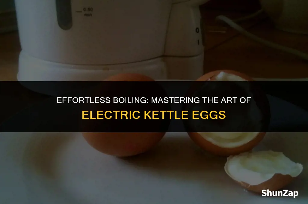 how to boil egg using electric kettle