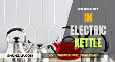 The Perfect Way to Boil Milk in an Electric Kettle