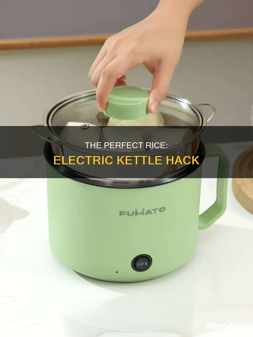 how to boil rice in electric kettle
