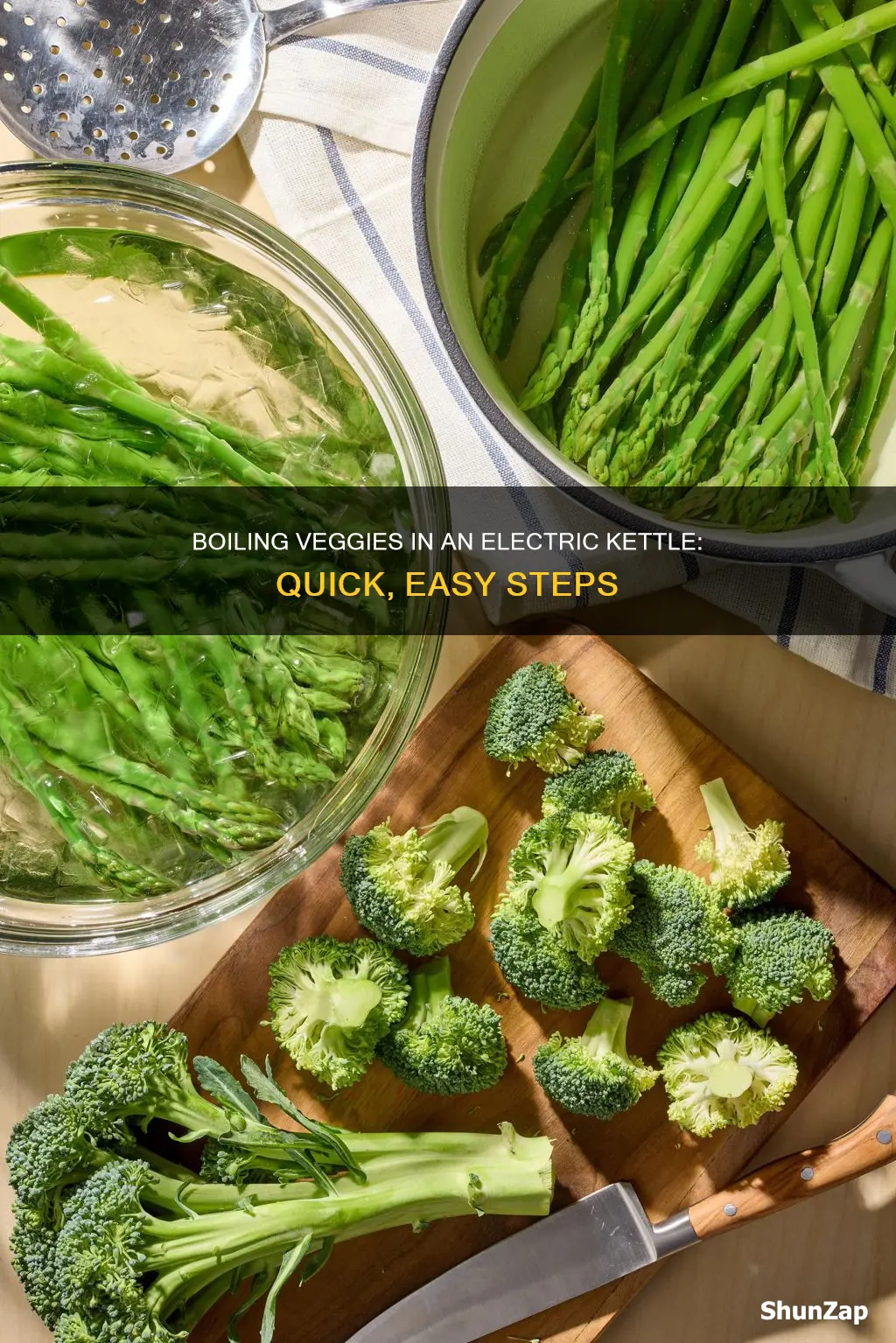 how to boil vegetables in electric kettle