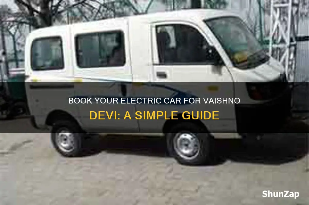 how to book electric car in vaishno devi