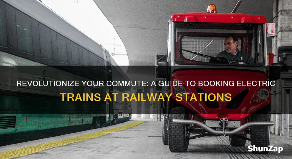 how to book electric vehicles in railway station