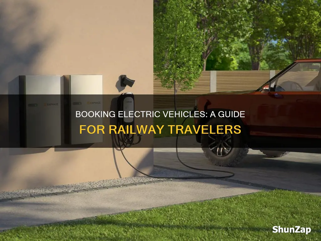 how to book electric vehicles in railway station