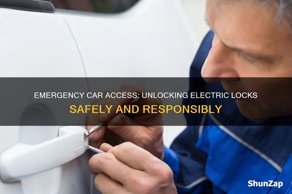how to break into a car with electric locks
