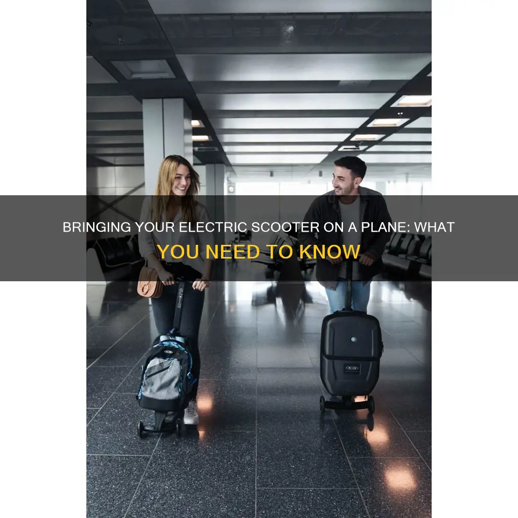 how to bring electric scooter on plane