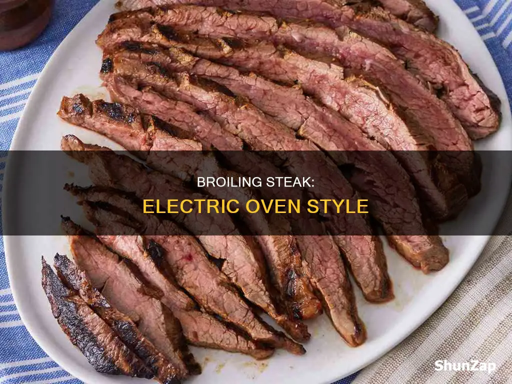 how to broil steak with electric oven