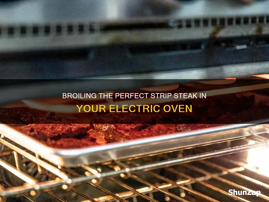 how to broil strip in electric oven