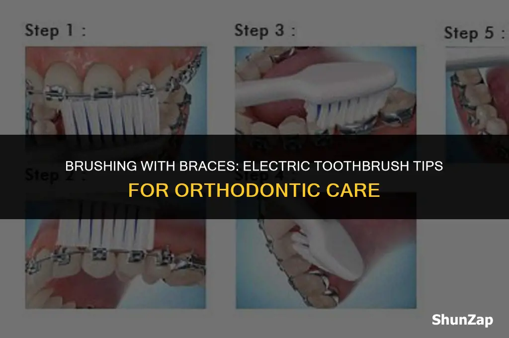 how to brush teeth with braces using electric toothbrush