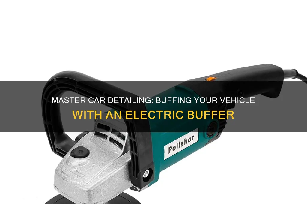 how to buff a car with a electric buffer