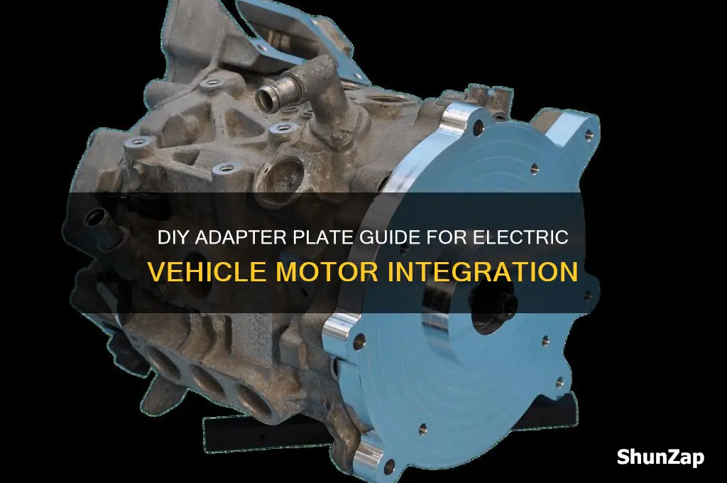 how to build a adampter plate for a electric car