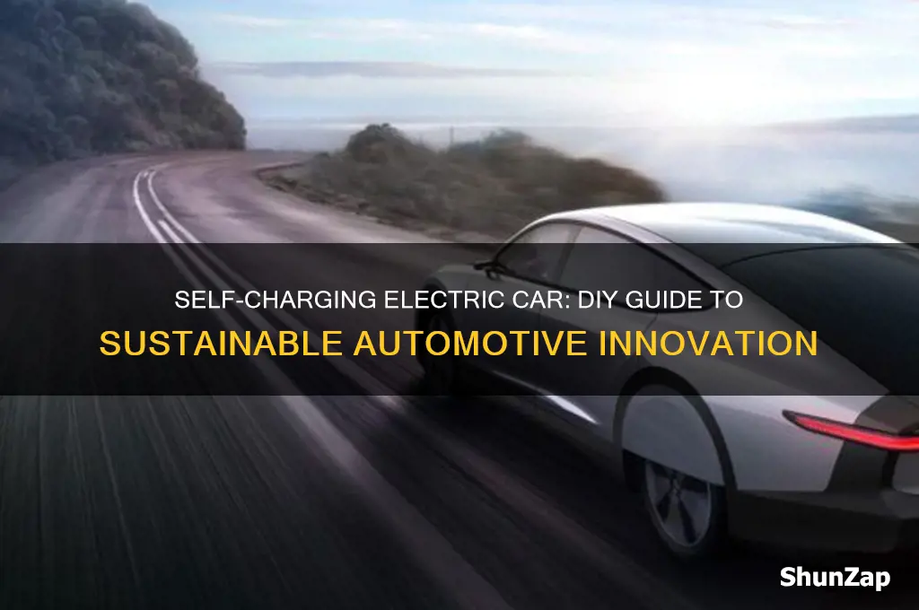 how to build a electric car to charge it self