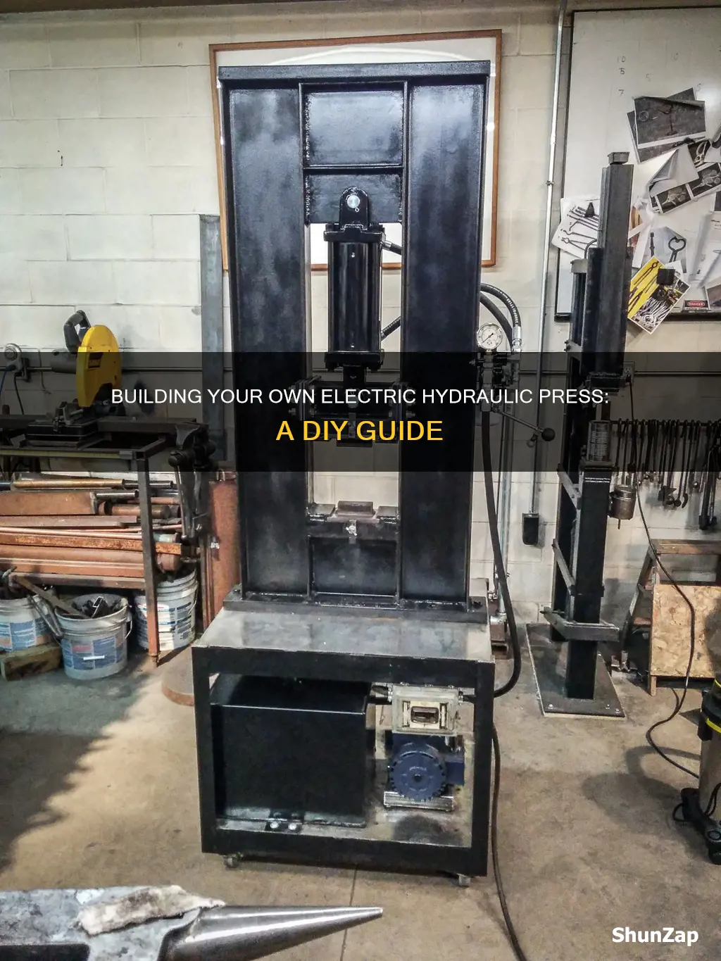how to build a electric hydraulic press