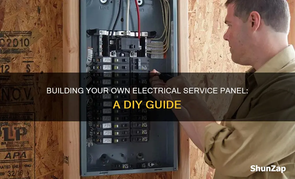 how to build a electrical service panyl