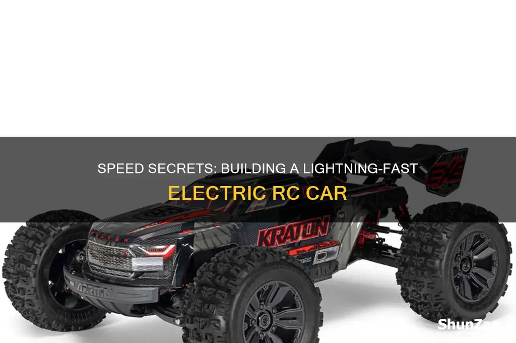 how to build a fast electric rc car