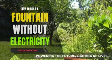 Building a Relaxing Fountain Without Electricity