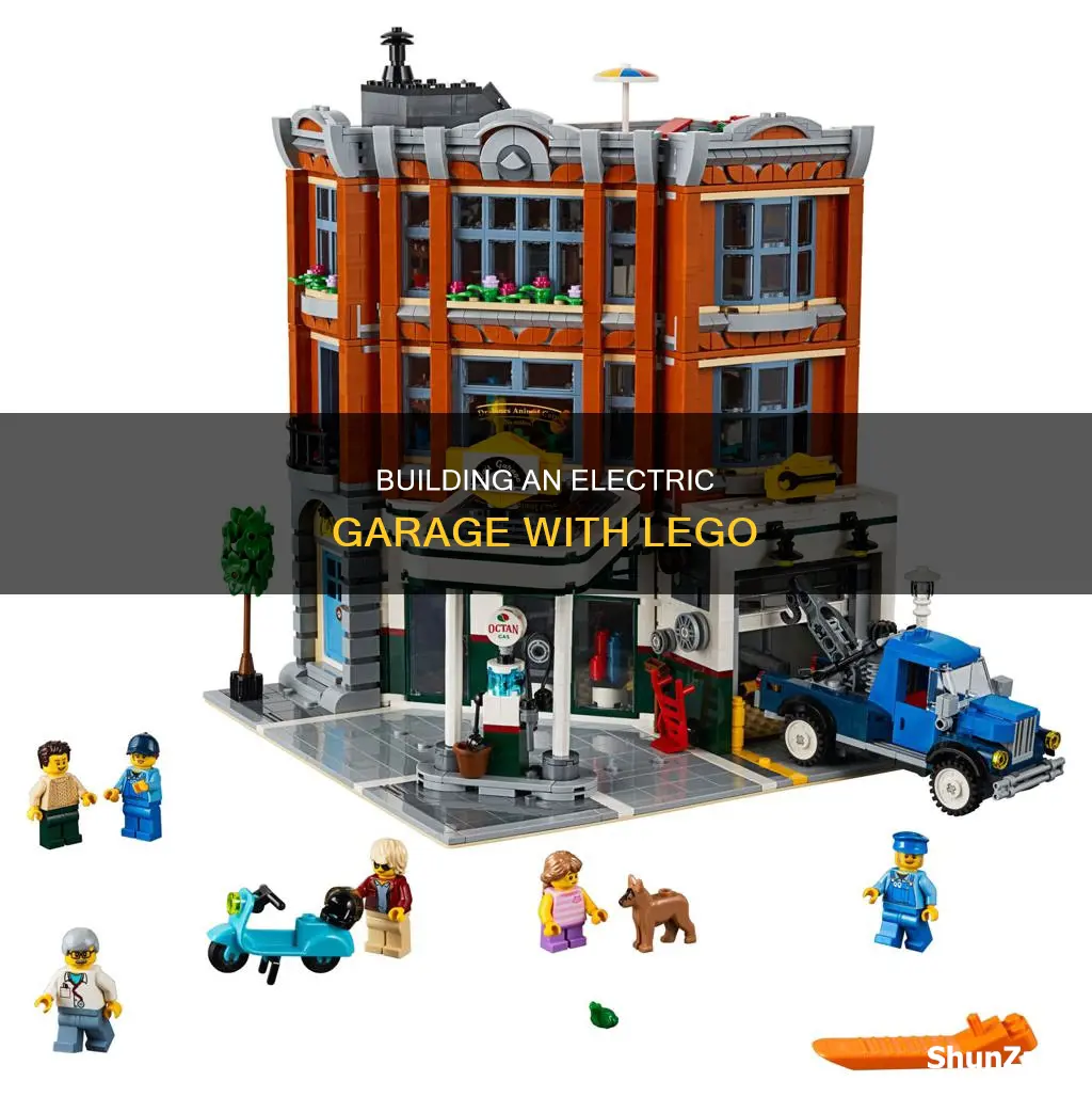 how to build a lego electric garage