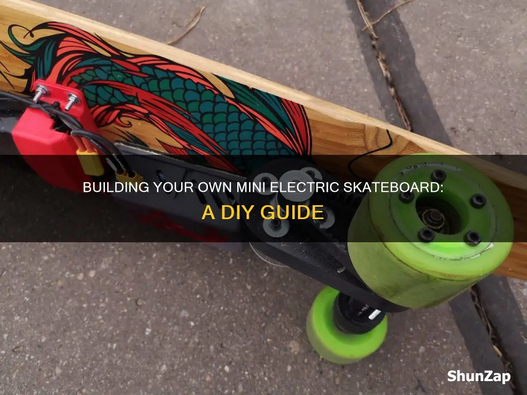 how to build a mini electric skateboard