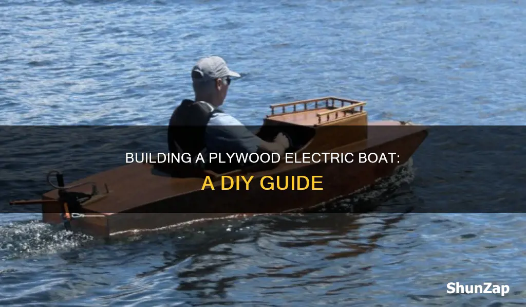 how to build a plywood electric boat