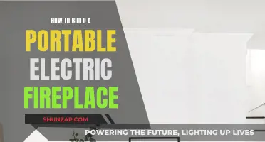 DIY Portable Electric Fireplace: Crafting a Cozy Corner