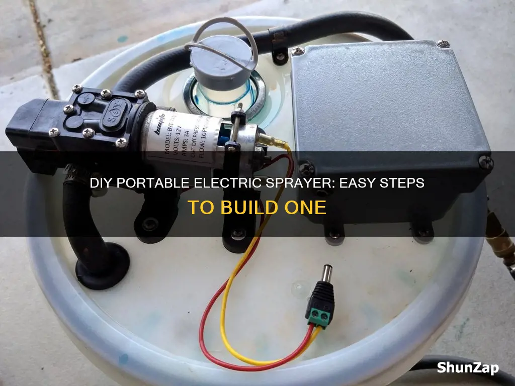 how to build a portable electrical sprayer