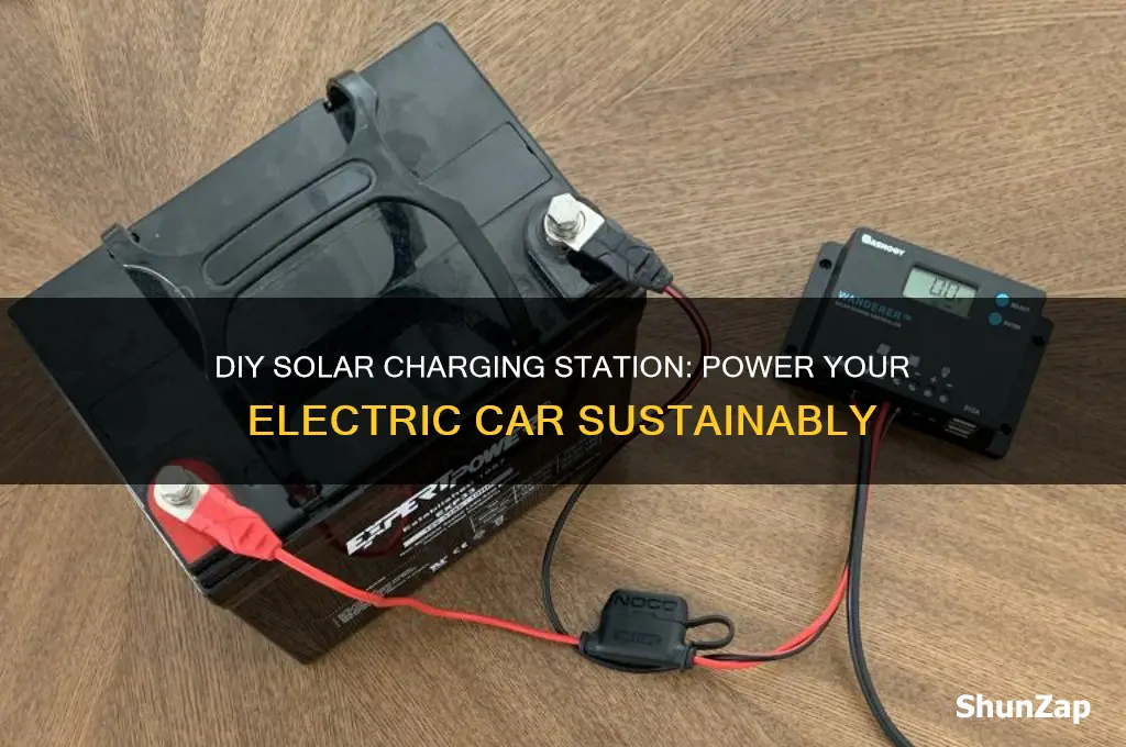 how to build a solar charging station for electric car