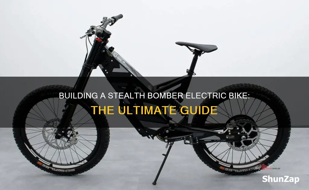 how to build a stealth bomber electric bike