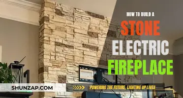 Building a Stone Electric Fireplace: A DIY Guide