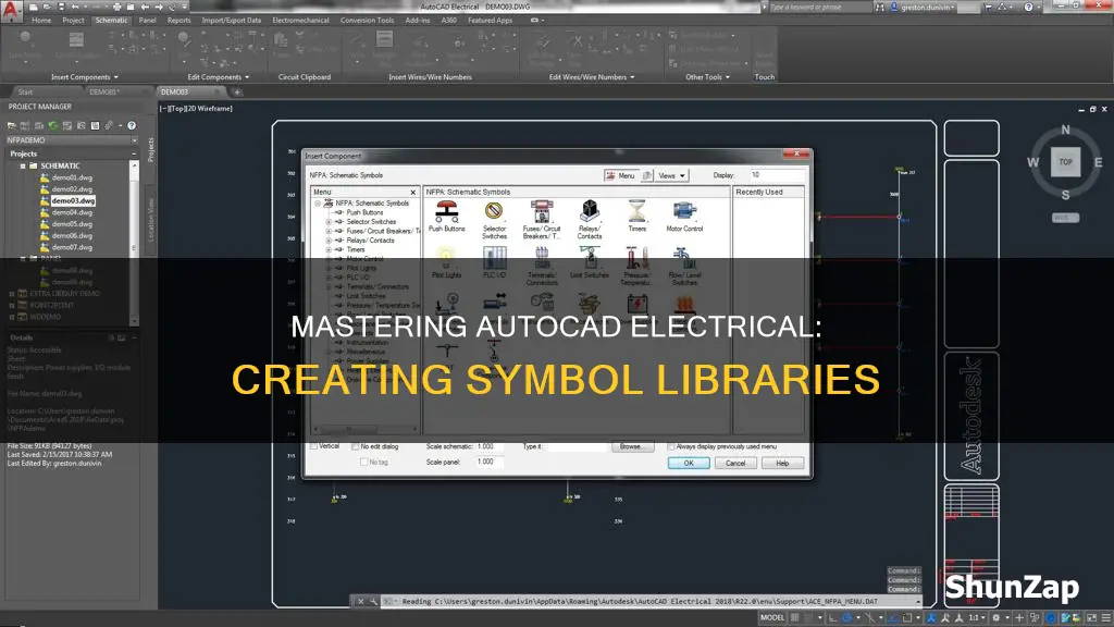 how to build a syblom autocad electrical