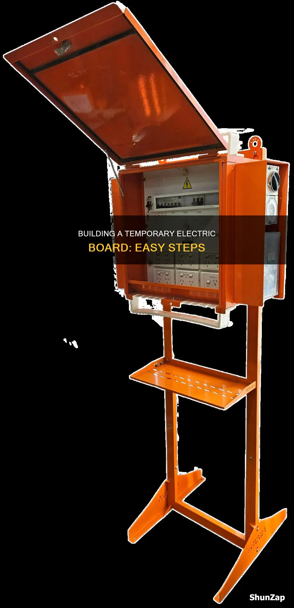 how to build a temporary electric board