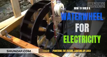 Building a Waterwheel: Generating Electricity from Water