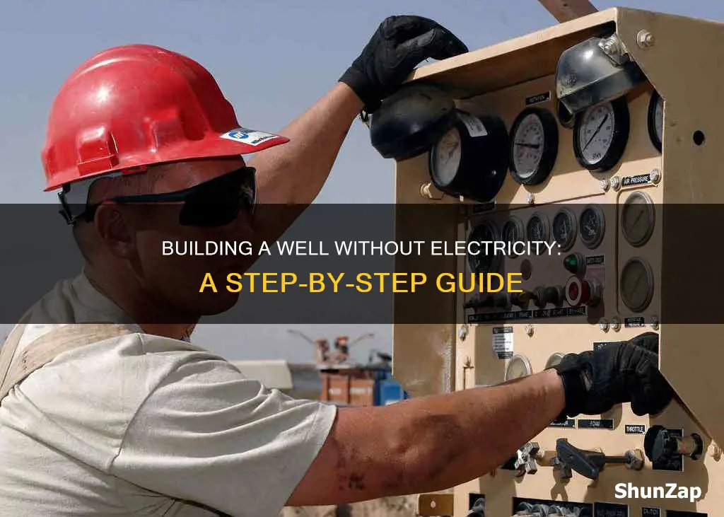 how to build a well without electricity