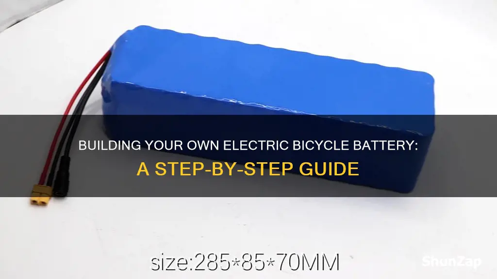 how to build an electric bicycle battery