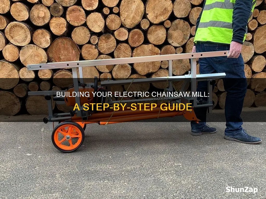 how to build an electric chainsaw mill