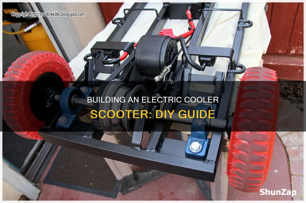 how to build an electric cooler scooter