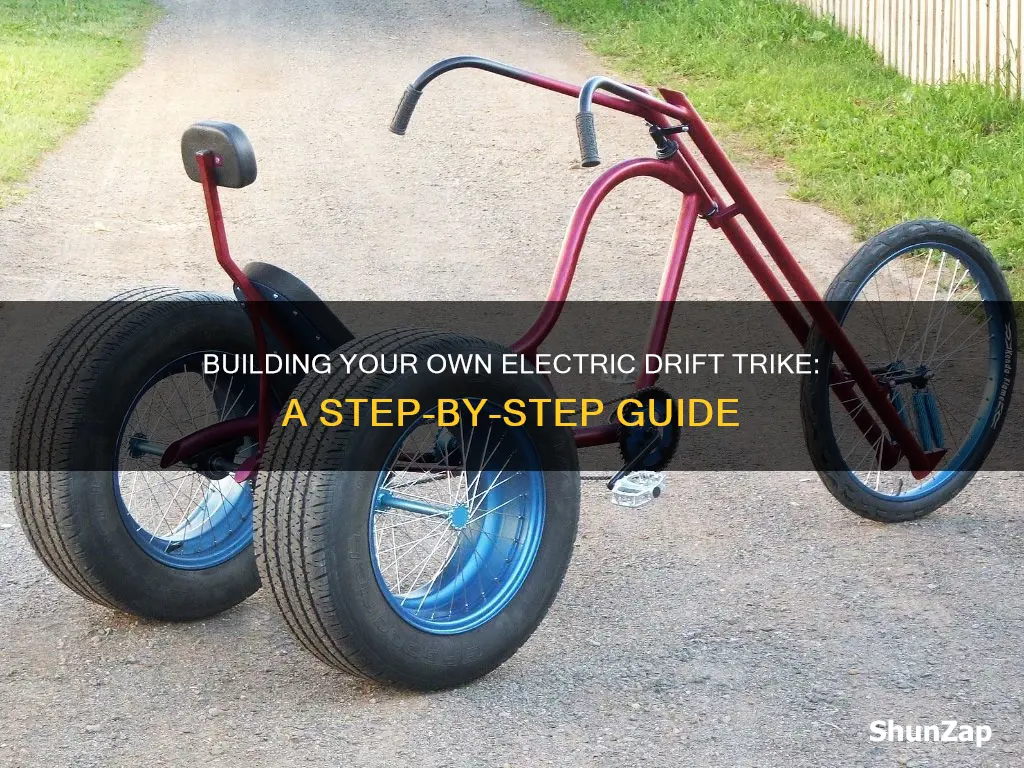 how to build an electric drift trike