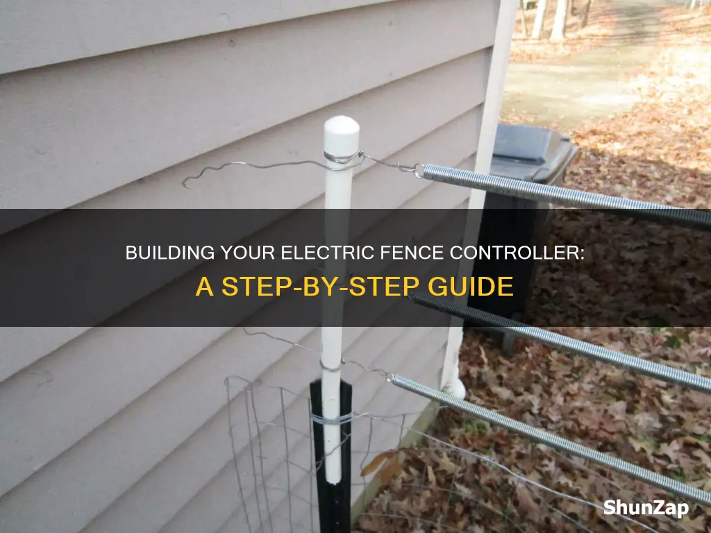 how to build an electric fence controller