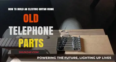 DIY Electric Guitar: Transforming Vintage Telephone Parts into Music