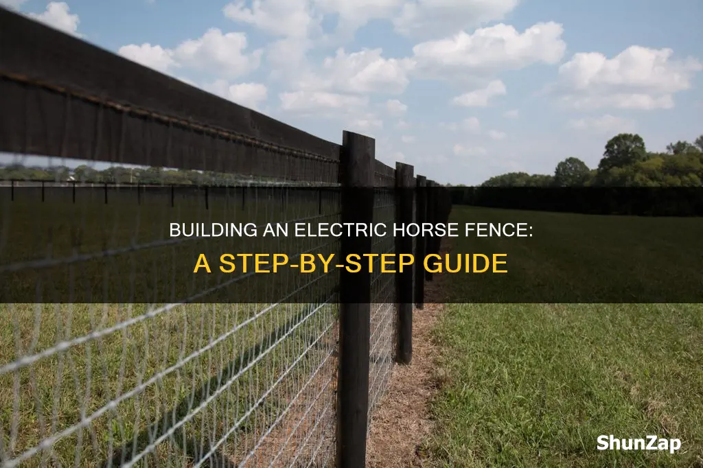 how to build an electric horse fence