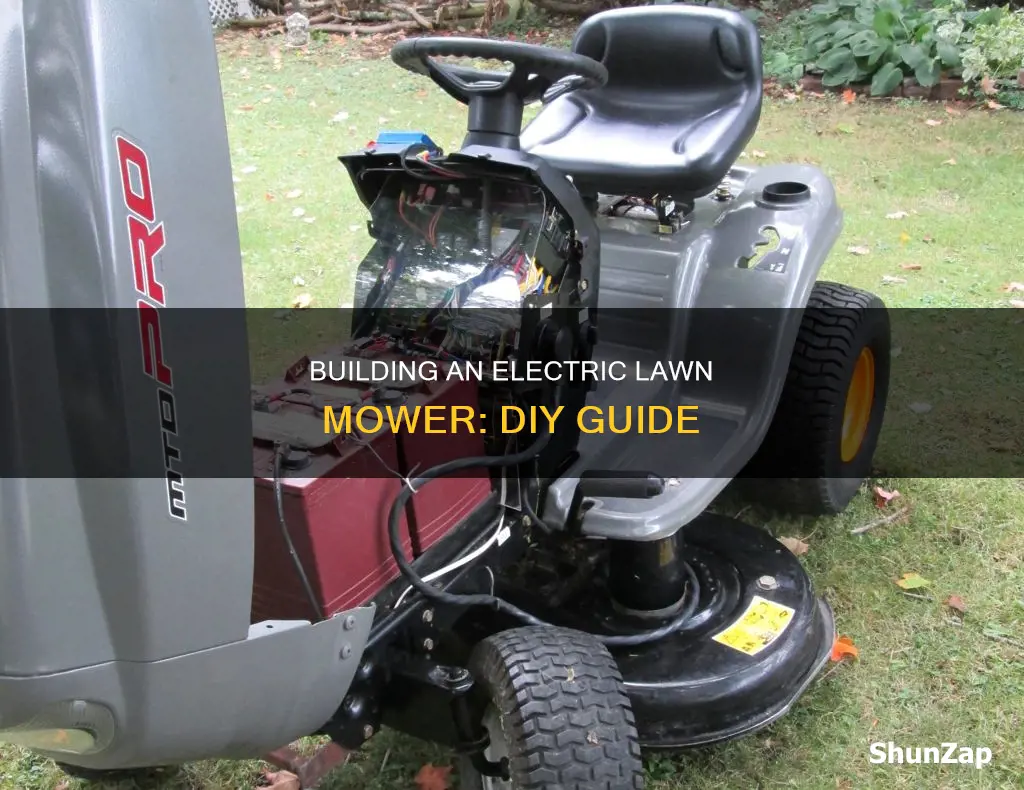 how to build an electric lawn mower