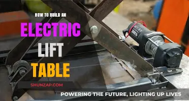 Building an Electric Lift Table: DIY Guide