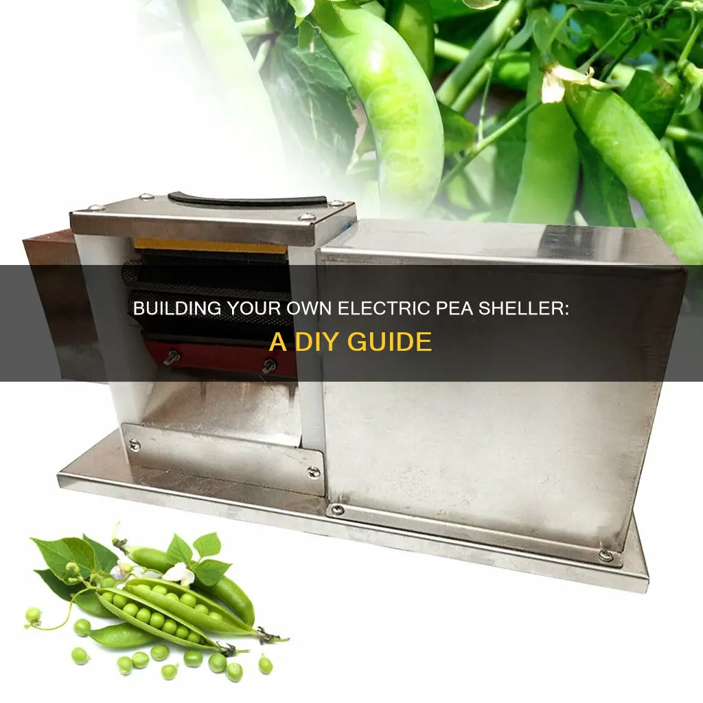 how to build an electric pea sheller