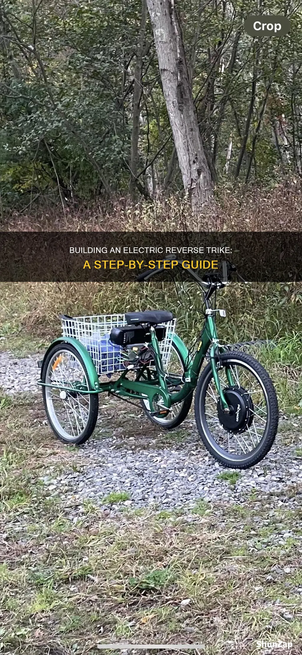how to build an electric reverse trike